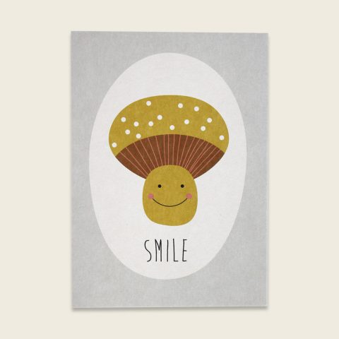 Karte card smile Pilz