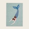 1054fmeerjungfrau1000x1000  Avayves Feine Papeterie Und Geschenke Für Babys Und Kids Karte Meerungfrau mermaid