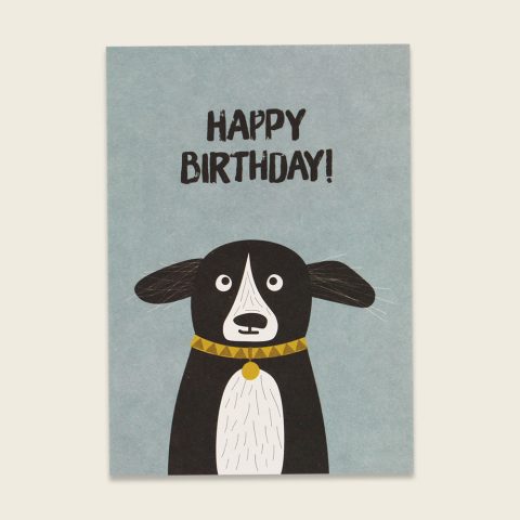 Karte Hund Happy Birthday Geburtstag