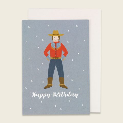 Karte Cowboy Geburtstag happy Birthday