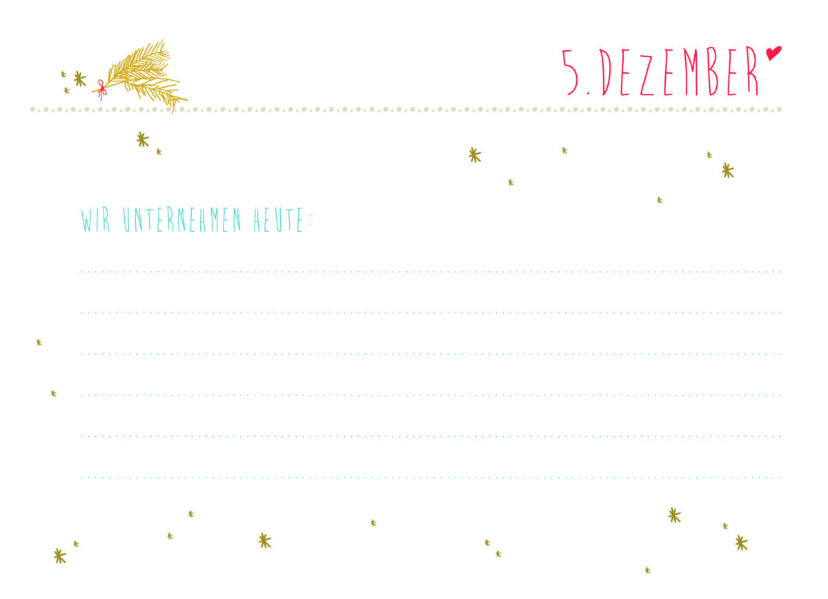 Adventsbuch7 Avayves Feine Papeterie Und Geschenke Für Babys Und Kids