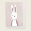 2248fhaselangohrrose1000x1000 Avayves Feine Papeterie Und Geschenke Für Babys Und Kids Karte Hase Ostern Geburt