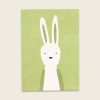 1174haselangohrgruen1000x1000  Avayves Feine Papeterie Und Geschenke Für Babys Und Kids Karte card Rabbit Hase Ostern Easter