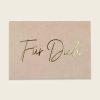 1203pkfuerdichgoldfolie1000x1000 Avayves Feine Papeterie Und Geschenke Für Babys Und Kids Karte Für Dich