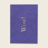 1240pkwowblau1000x1000  Avayves Feine Papeterie Und Geschenke Für Babys Und Kids Postkarte Wow blau