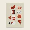 1254pktrommelhausstrumpfbeigerot1000x1000 Avayves Feine Papeterie Und Geschenke Für Babys Und Kids Postkarte Card Christmas