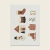 1255pktrommelhausstrumpfweissdunkelrosagruen1000x1000  Avayves Feine Papeterie Und Geschenke Für Babys Und Kids Postkarte Card Christmas