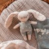 7165babyrasselhasepuderblau  Avayves Feine Papeterie Und Geschenke Für Babys Und Kids