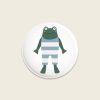 6238buttonfroschblauweiss600x600  Avayves Feine Papeterie Und Geschenke Für Babys Und Kids