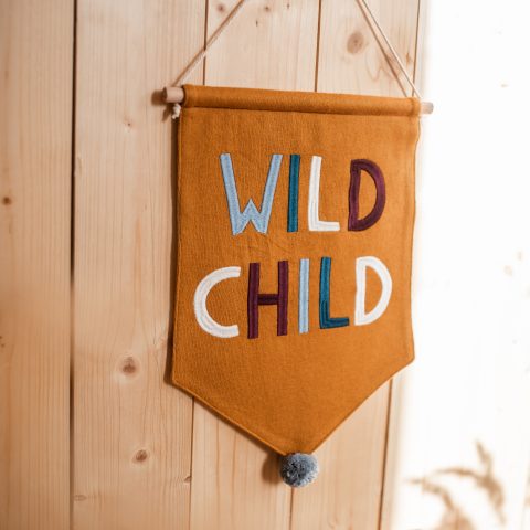Wandbehang wall hanger wild child kinderzimmer kommunion