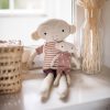 7187monkeyauberginerose  Avayves Feine Papeterie Und Geschenke Für Babys Und Kids Cuddly toy monkey mom monkey baby aubergine pink