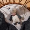 7208pandahalstuchrosa  Avayves Feine Papeterie Und Geschenke Für Babys Und Kids Babyrassel Panda