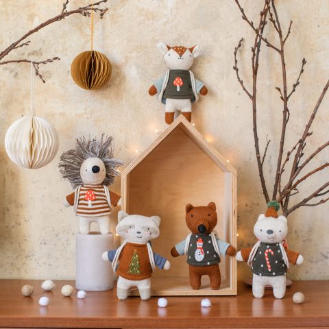 Weihnachts-Kuscheltiere