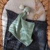7275cuddleclothturtlemintmelange Avayves Feine Papeterie Und Geschenke Für Babys Und Kids Schnuffeltuch mint Strick Baumwolle