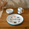5298porzellansetschulkindadventure01  Avayves Feine Papeterie Und Geschenke Für Babys Und Kids Porcelain School Enrollment Gift