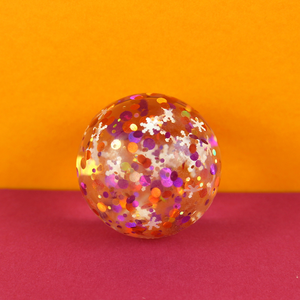 5790flummikonfettischneeflockenlilakupferweiss02 Avayves Feine Papeterie Und Geschenke Für Babys Und Kids