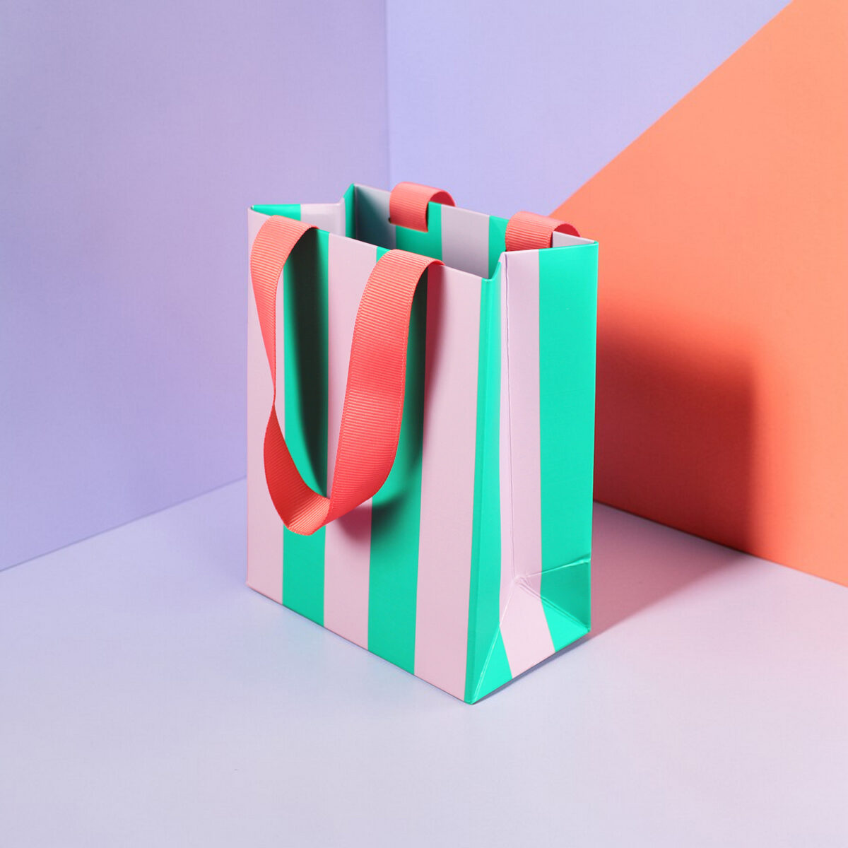 4168geschenktaschestripessfliedermintkoralle Avayves Feine Papeterie Und Geschenke Für Babys Und Kids