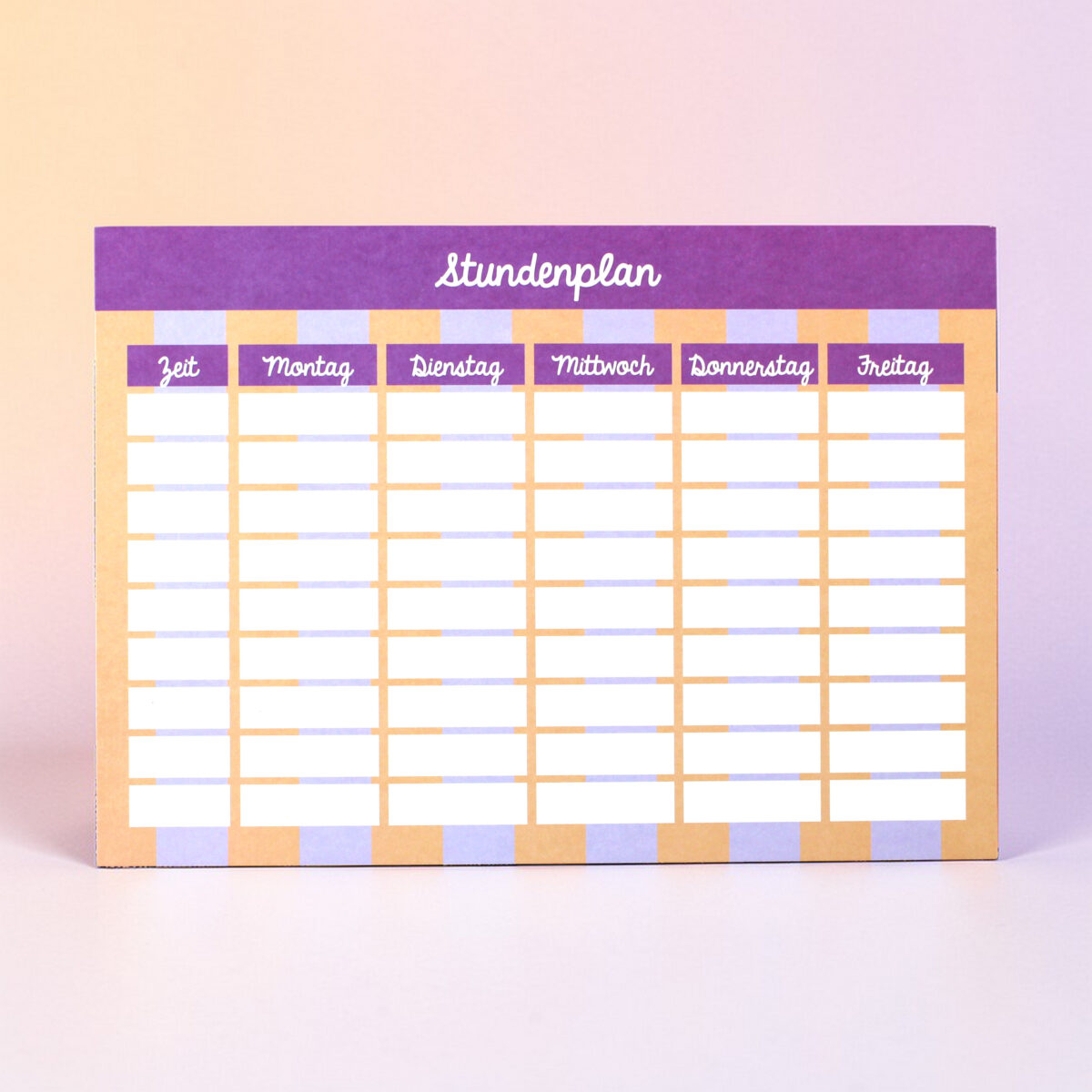 5775stundenplanfliederlachslila1 Avayves Feine Papeterie Und Geschenke Für Babys Und Kids